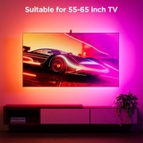 Govee Envisual Smart TV Backlight 3S ledstrip 2.4GHz wifi, Bluetooth, voor 55 - 65 inch tv's