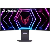 LG UltraGear OLED 39GS95QE-B 39" Curved UltraWide gaming monitor Zwart/paars, 2x HDMI, DisplayPort, 2x USB-A, USB-B, 240 Hz
