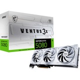 MSI GeForce RTX 5080 VENTUS 3X OC WHITE grafische kaart 3x DisplayPort, 1x HDMI