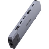 Sitecom 6-in-2 MacBook Air Multiport Hub dockingstation Grijs