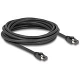 DeLOCK Cat.8.1 netwerkkabel Zwart, 5 meter, S/FTP, RJ-45