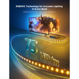 Govee AI Sync Box 2 ledstrip Zwart, 2,4GHz wifi, Bluetooth, voor 75 - 85 inch tv's