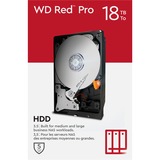 WD Red Pro 18 TB harde schijf WD181KFGX, SATA 600, 24/7, AF