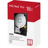 WD Red Pro 18 TB harde schijf WD181KFGX, SATA 600, 24/7, AF