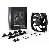 be quiet! Silent Wings 4 PWM high-speed 140x140x25 case fan Zwart, 4-pin PWM fan-connector