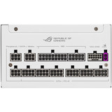 ASUS ROG STRIX Platinum White Edition modulaire 1000 watt voeding  Wit, 1x 12V-2x6, 4x PCIe