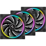 DeepCool FL12R RGB case fans Zwart, 3 stuks, 120 x 120 x 25 mm, PWM