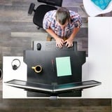 Ergotron WorkFit-TX Standing Desk Converter standaard Zwart