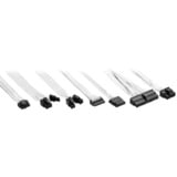 Sharkoon Rebel P20 1000 White modulaire 1000 watt voeding  Wit, 1x 12V-2x6, 4x PCIe