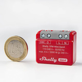 Shelly 1PM Mini Gen4 relais Rood