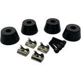 Trak Racer 4x rubber feet floor protectors set voet Zwart