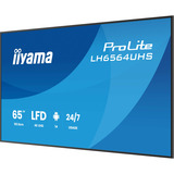 iiyama ProLite LH6564UHS-B1AG 65" 4K Ultra HD Public Display Zwart, HDMI, LAN, WiFi, Audio, USB, Android 14