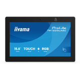 iiyama ProLite TW1625LASC-B3PNR 15.6" Public Display Zwart (mat), 2x USB-A, USB-C, Wi-Fi 6, BT, RJ-45