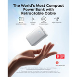 Anker Nano Power Bank 45W powerbank Wit/grijs, 10.000mAh