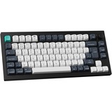 Keychron Q1 Max-M3Z QMK RGB mechanisch toetsenbord Zwart, BE lay-out (AZERTY), Gateron Jupiter Brown, 75%, Hot-swappable, Bluetooth, 2.4GHz
