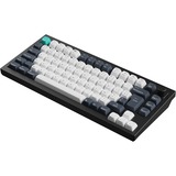 Keychron Q1 Max-M3Z QMK, toetsenbord Zwart, BE Lay-out, Gateron Jupiter Brown, RGB leds, 75%, Hot-swappable, Bluetooth, 2.4GHz