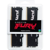 Kingston FURY 32 GB DDR5-5600 (2x 16 GB) Kit werkgeheugen Zwart, KF556C36BBEAK2-32, Beast RGB, XMP, EXPO