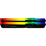 Kingston FURY Beast RGB 32 GB DDR5-6000 (2x 16 GB) werkgeheugen Zwart, KF560C36BBE2AK2-32, XMP 3.0