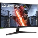 LG UltraGear 27GN800P-B 27" gaming monitor Zwart/rood, 2x HDMI, 1x DisplayPort, HDR10, 144 Hz