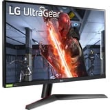 LG UltraGear 27GN800P-B 27" gaming monitor Zwart/rood, 2x HDMI, 1x DisplayPort, HDR10, 144 Hz