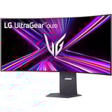 LG UltraGear OLED 45GX950A 44.5" 4K UHD UltraWide gaming monitor Donkergrijs, 2x HDMI, DisplayPort, 2x USB-A, USB-C, 330 Hz / 165 Hz