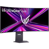 LG UltraGear OLED 45GX950A-B 44.5" 4K Ultra HD UltraWide gaming monitor Donkergrijs, 1x DisplayPort, 2x HDMI, 1x USB-C, 2x USB-A, 165 Hz / 330 Hz