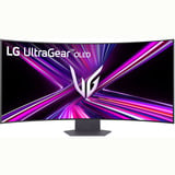 LG UltraGear OLED 45GX950A-B 44.5" 4K Ultra HD UltraWide gaming monitor Donkergrijs, 1x DisplayPort, 2x HDMI, 1x USB-C, 2x USB-A, 165 Hz / 330 Hz