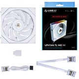 Lian Li UNI FAN TL 140 Reverse RGB case fan Wit, 140 x 144 x 28 mm, PWM