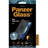 PanzerGlass iPhone 12 mini - Privacy beschermfolie Zwart