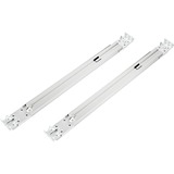 SilverStone RMS09-20 inbouwrails Zilver