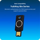 Yubico YubiKey Bio - FIDO Edition security key Zwart, USB-A