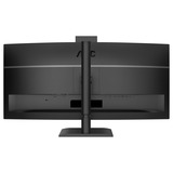 AOC CU34E4CW 34" Curved UltraWide monitor Zwart, 2x HDMI, DisplayPort, 4x USB-A, 2x USB-C, RJ-45