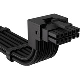 Corsair PSU 90° 12V-2x6 Style A kabel Zwart, 65 cm