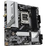 GIGABYTE B650M GAMING PLUS WIFI socket AM5 moederbord Zwart/zilver, RAID, 2,5Gb-LAN, WLAN, BT, Sound, µATX