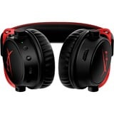 HyperX Cloud Alpha Wireless over-ear gaming headset Zwart/rood