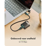 ICY BOX Mini M.2 NVMe SSD externe behuizing Zwart, USB-A 3.2 (10 Gbit/s), USB-C 3.2 (10 Gbit/s)