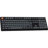 Keychron K10 Max-H1Z, toetsenbord Zwart/grijs, BE Lay-out, Keychron Super Brown, RGB leds, Hot-swappable, Bluetooth, 2.4GHz