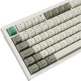 Keychron Q6 Max-P4Z QMK RGB mechanisch toetsenbord Wit, BE lay-out (AZERTY), Gateron Jupiter Banana, 100%, Hot-swappable, Bluetooth, 2.4GHz