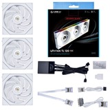 Lian Li UNI FAN TL 120 Reverse White Triple Pack case fan Wit, 4-pin PWM, Incl. controller