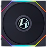 Lian Li UNI FAN TL 140 LCD Reverse Blade RGB case fan Zwart, 140 x 144 x 28 mm