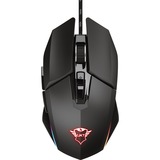 Trust GXT 950 Idon Illuminated Gaming Mouse Zwart, 500 - 6000 dpi, RGB leds