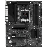 ASRock B650 PG LIGHTNING socket AM5 moederbord Zwart/grijs, RAID, 2.5 Gb- LAN, Sound, ATX