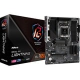 ASRock B650 PG Lightning socket AM5 moederbord Zwart/grijs, RAID, 2.5 Gb- LAN, Sound, ATX