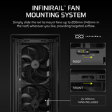Corsair FRAME 5000D WOOD RS midi tower behuizing Zwart/houtkleur | 3x USB-C | Tempered Glass