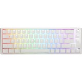 Ducky One 3 SF White, gaming toetsenbord Wit/zilver, BE Lay-out, Cherry MX RGB Blue, RGB leds, 65%, ABS