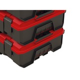 Einhell Einh E-Case S-F incl. grid foam gereedschapskist Zwart/rood