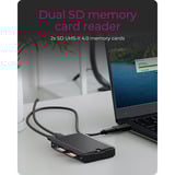 ICY BOX IB-CR602M-C31 externe behuizing Zwart