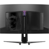MSI MPG 321CURX QD-OLED 31.5" 4K Ultra HD curved gaming monitor Zwart, 1x DisplayPort, 2x HDMI, 1x USB-C, 2x USB-A, 240 Hz