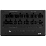 NZXT C1000 Gold ATX 3.1 modulaire 1000 watt voeding  Zwart, 1x 12V-2x6, 3x PCIe
