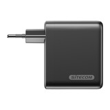 Sitecom 70W GaN Power Delivery wandoplader met led-scherm Zwart